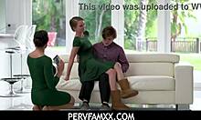 pervfamxx milf stepmom penny barber seduces tiny teen macy meadows and stepson tyler cruise during christmas photos