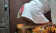 sexy latina stepdaughter insists on bent over doggystyle anal filming to relax with stepdad