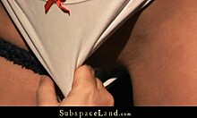 blonde slut bound tight drilled hard by lasting sex machine