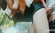 i'm fuckin a total stranger right in the public park it's so risky