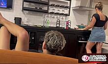 Agatha Fucks Naughty Stepmom To Keep Porn Secret From Dad