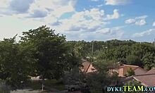 Latina lesbian teens finger and lick in hot 69?