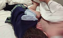 japanese schoolgirl maid rides cock in uniform creampie fills her tight pussy