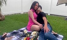 Pervy Step Family Picnic Turns Into Bent Over Doggystyle With Big Ass Milf