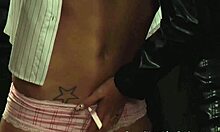 Tired slave comes home craving mistress's chains and tits 😈🔗👅