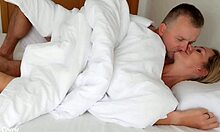 Amateur Couple's Steamy Morning Wake-Up Ritual Turns Intimate in Bed