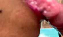 my wife gives it up to a stranger right in front of her cuckold hubby by the pool