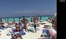 College Babes Give Blowjobs Boys Finger Pussies On Beach Invasion