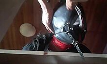 check this milf gagging on big cock for sloppy oral creampie facial