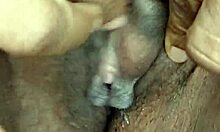 bbw black milf fingers wet pussy closeup with big black cock fantasy