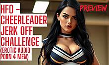 I make you explode hard in cheerleader jerk off contest game audio porn