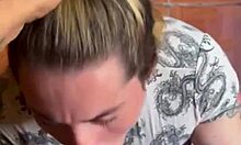 wanna see this double cum puke slut deepthroat and spit?