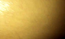 Teen stuffs huge anal dildo deep