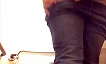 hey pretty goddess wanna peek at my peeing ass in the bathroom?