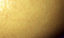 Teen stuffs huge anal dildo deep