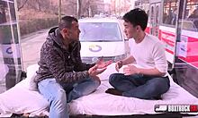 Jessica Bell's Big Ass Explodes with Cumshot in Public Outdoors! 