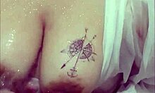 Viral Asian student soaks her huge tits and curvy body alone in steamy shower bath