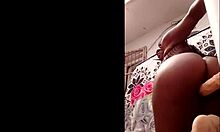 Elvie the african ebony whore fingers her big ass pussy horny on phone cam outdoor compilation