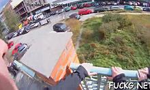 spy GLASSES guy RAMS mature FUR PIE in rough contest