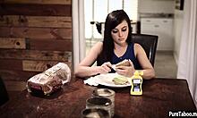 ever wonder why this milf stepmom lies to her horny stepson?