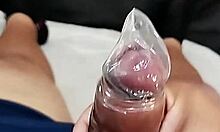 Watch my small foreskin dick cum on neighbor's juicy tits??