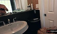 19yo bride sneaks teen pussy from old husband on wedding night