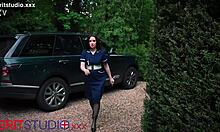 patient's oily relief from british nurse's sneaky handjob