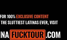 these amateur latina 18+ sluts lose control in wild bwc threesome orgy frenzy