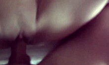 Cute European teen's perfect big natural boobs bounce wildly during first date hardcore fuck