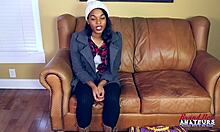 what if her slim brunette throat could handle your messy interracial cumshot after deep anal thrusts and toy fingering?