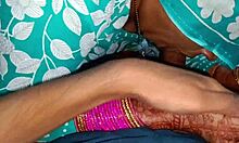 Wife bends over for rough anal creampie from huge cock with sloppy Hindi audio blowjob