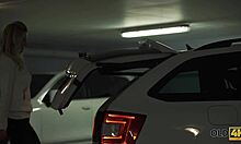 buxom blonde beauty moans as mature guy pounds her deep in old young scene