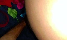 Wife bends over for rough anal creampie from huge cock with sloppy Hindi audio blowjob