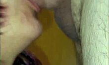 Sabrinafoxy blows fan swallows his hot load