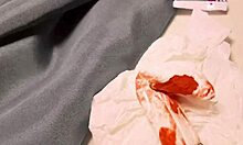 stepsis licks cum off girlfriend's pussy after fun