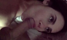 Cute European teen's perfect big natural boobs bounce wildly during first date hardcore fuck