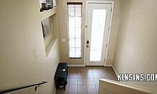 Step Family Opens Up Petite Teen 18+ Joins Mommy Daddy FFM Threesome First Time