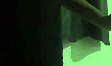 married latina bride dances sexy funk shaking ass for her cuckold husband's ebony friend