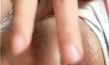 Why's this latina chica heating up watching porn solo now?