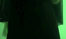 married latina bride dances sexy funk shaking ass for her cuckold husband's ebony friend