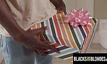 skinny cute molly little 18+ deepthroats bbc stealing stepsis birthday gift. interracial sloppy blowjob turns into monster cock fuck