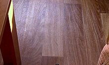 whoa! juicy blonde milf's big ass bent over in stockings as camera catches dildo solo backstage!