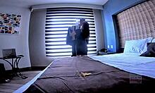 Wife goes wild on monster cock doggystyle while cuckold husband watches in shock