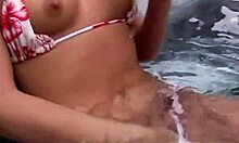 Lexy Lohan Teases Perfect Body In Steamy Jacuzzi Bath