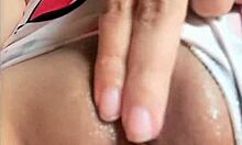 Why's this latina chica heating up watching porn solo now?