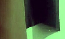 married latina bride dances sexy funk shaking ass for her cuckold husband's ebony friend