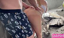 Sneaky big ass pov fuck with daddy construction site pounding 😈