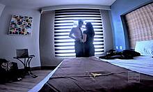 Wife goes wild on monster cock doggystyle while cuckold husband watches in shock