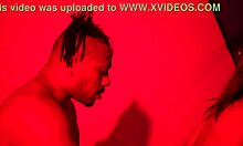 Hey dude, that hot tat girl's getting roughly fucked in the redroom, right?