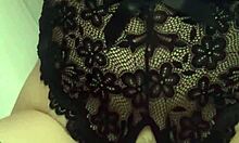 filipina babe in costume fingers her horny pussy teasing solo style